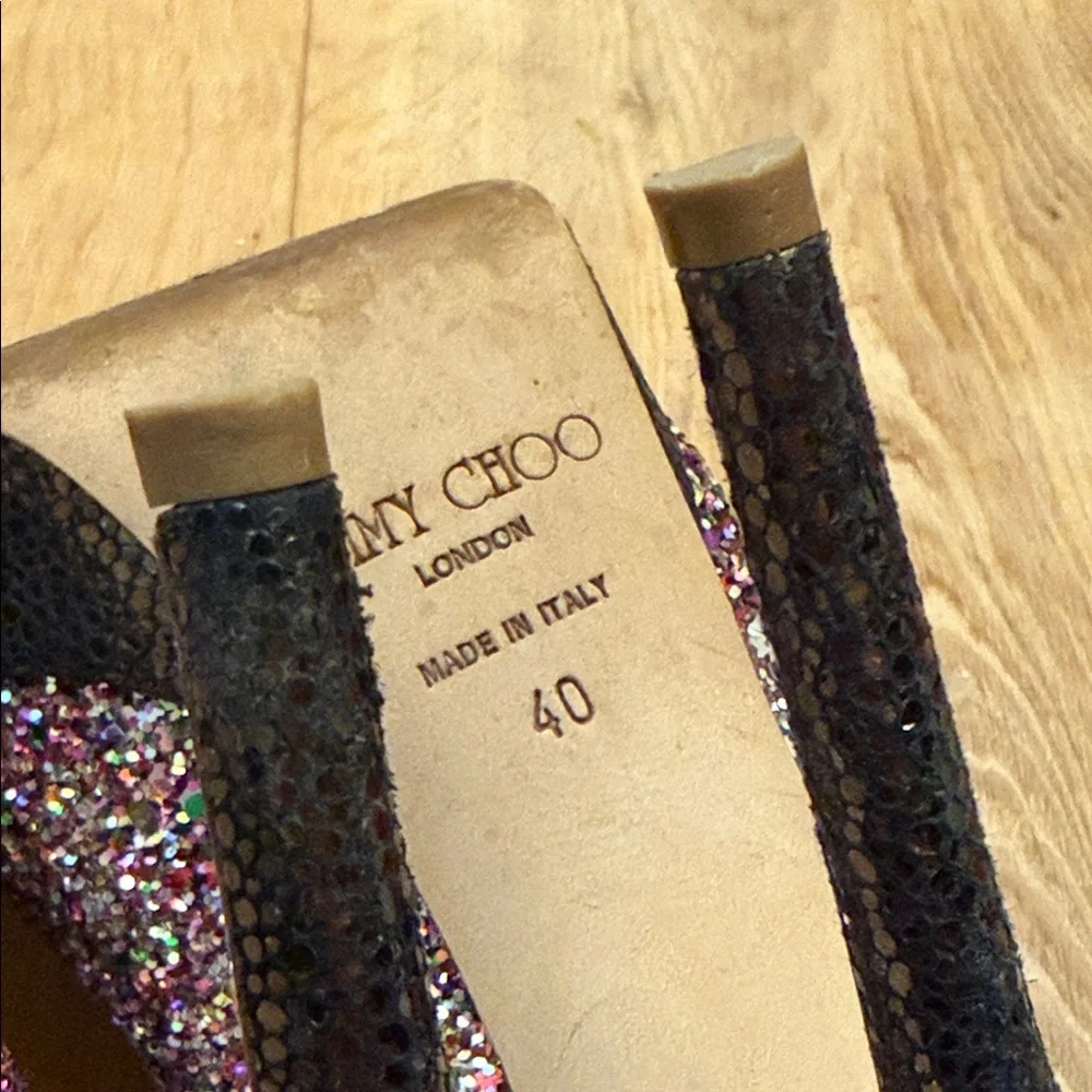 Jimmy Choo Cosmic Glitter Pumps - Picture 13 of 16